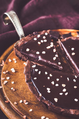 Chocolate salted tart