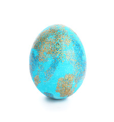 Easter egg on white background