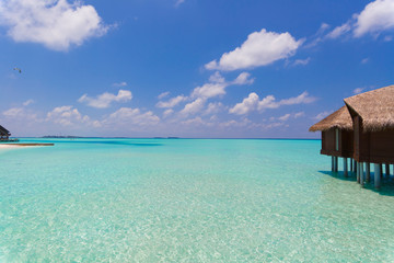 View of the Lagoon in the Maldives