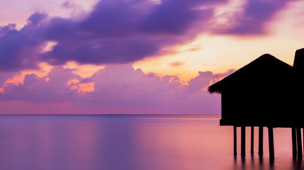 Beautiful Sunset in Maldives © Nemida