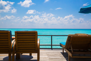 Beautiful day in the Maldives
