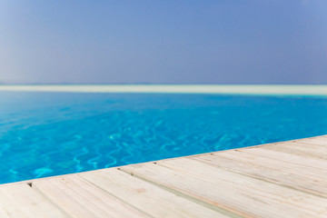 Fototapeta na wymiar Swimming Pool in Maldives