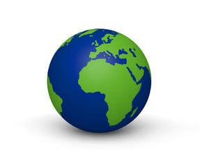planet earth globe 3D
