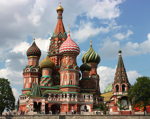 Fototapeta na wymiar St. Basil Cathedral.