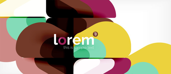 Geometric abstract background