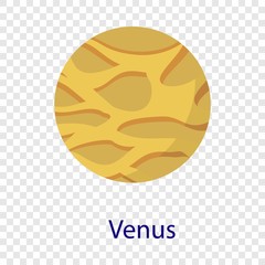 Venus planet icon. Flat illustration of venus planet vector icon  