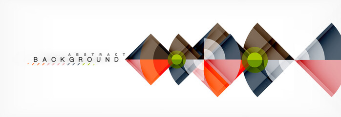 Modern geometric abstract background