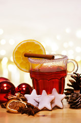 Christmas, Hot wine punch, Weihnachten, Advent, Glühwein, Hochformat, Textraum, copy space