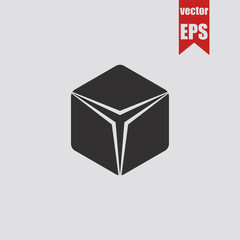 Cube icon.Vector illustration.