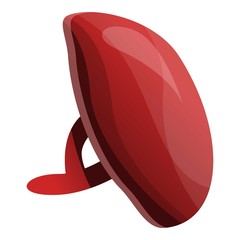 Spleen icon. Cartoon of spleen vector icon for web design isolated on white background