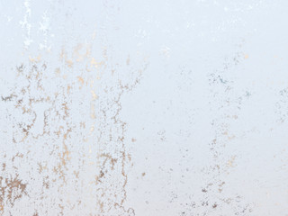 Beautiful frosty pattern on glass.