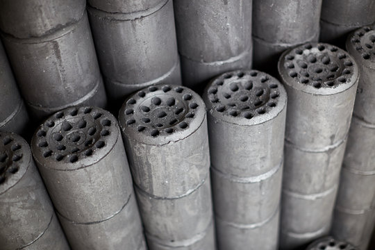 Briquettes Are Piled Up