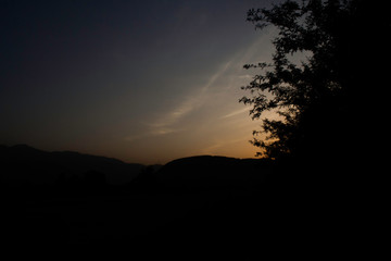 Atardecer en el Campo 