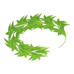 Laurel leaves icon. Isometric of laurel leaves vector icon for web design isolated on white background