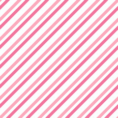 Cute vector seamless pink pattern with diagonal stripes