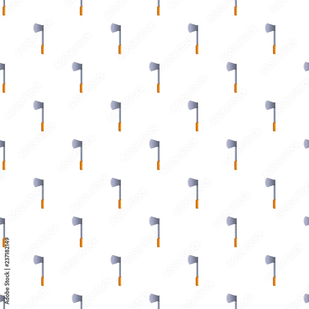 Poster hiking axe pattern seamless vector repeat for any web design