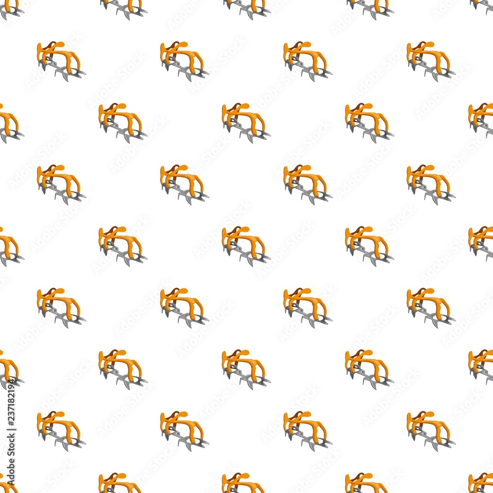 Poster spike for boot pattern seamless vector repeat for any web design
