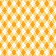 Yellow tartan vector seamless pattern