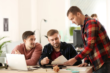 IT specialists working in office