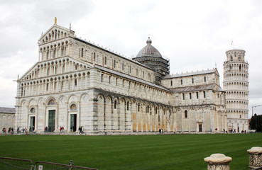 Pisa Cathedral. Pisa tower. Italy. Pisa.