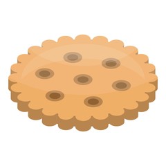 Cracker icon. Isometric of cracker vector icon for web design isolated on white background