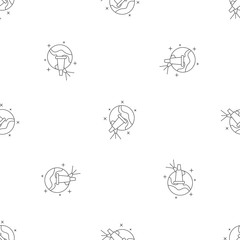 Star telescope pattern seamless vector repeat geometric for any web design