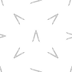 Geometric compas pattern seamless vector repeat geometric for any web design © anatolir