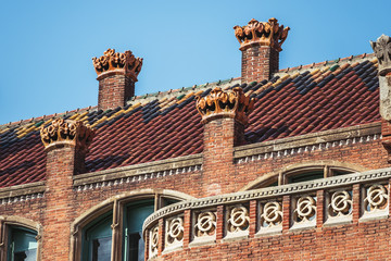 Hôpital sant pau de Barcelone, Espagne