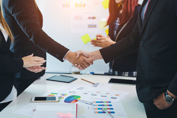 Businessman people shaking hands