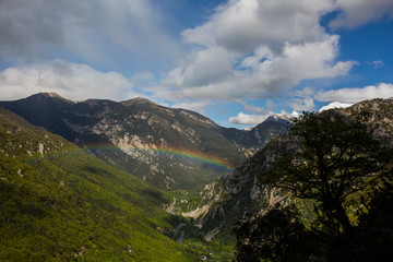 Fototapeta premium Spring in Ordesa and Monte Perdido National Park, Spain
