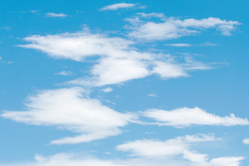 Naklejka na ściany i meble The vast blue sky and clouds sky background.