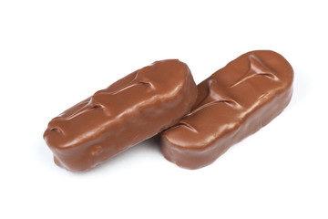 Chocolate bar isolated