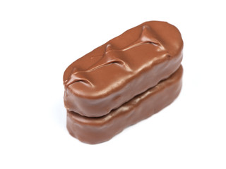 Chocolate bar isolated
