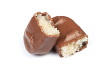 Chocolate bar isolated