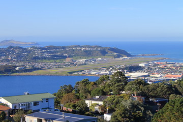 Obraz premium Airport of Wellington, New Zealand