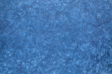 blue textured mulberry paper