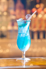 Ice cocktail cosmopolitan.
