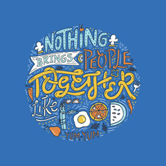 Illustrated Lettering Quote