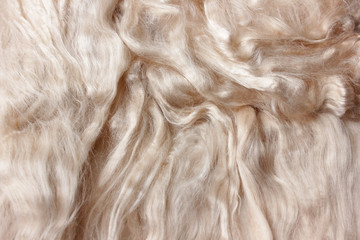 Light background with texture of wool curls