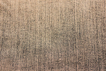 Denim Grey Gradient Texture Background of  Seamless Empty Jean Cloth. Washed Out Pale Gray Jeans Fabric Backdrop, Empty Simple Canvas to Use as Copy Space, Template, Layout, Mock Up or Banner