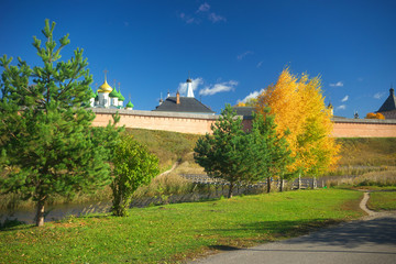 Autumn landscape in Suzdal.