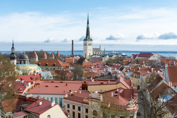 Tallinn. View of the old town