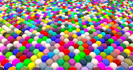 Fototapeta na wymiar 8K Very colorful balls