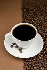 Hot coffee cup