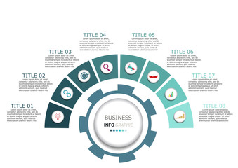Infographics vector design and marketing icons can be used for workflow layout, diagram, annual report, web design.

