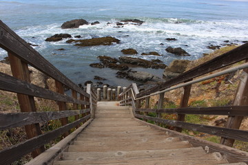 Fototapeta premium Beach Staircase