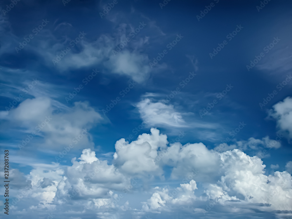 Canvas Prints Cumulus Clouds