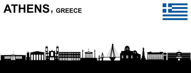 Obraz premium Athen Skyline