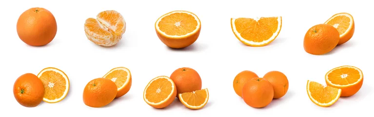 Muurstickers Fruit Oranje fruit