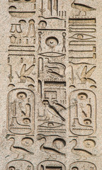 Egyptian heirogliphs caracters